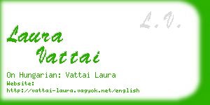 laura vattai business card